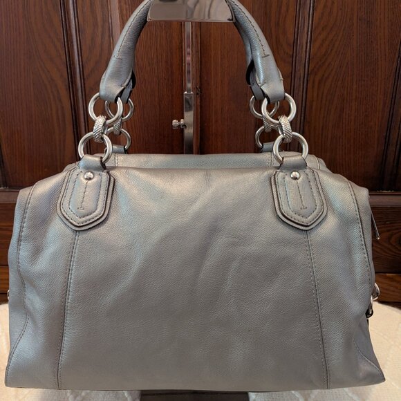 COACH CAMPBELL TURNLOCK LEATHER SATCHEL F25508 Women's Shoulder Bag - Picture 3 of 13